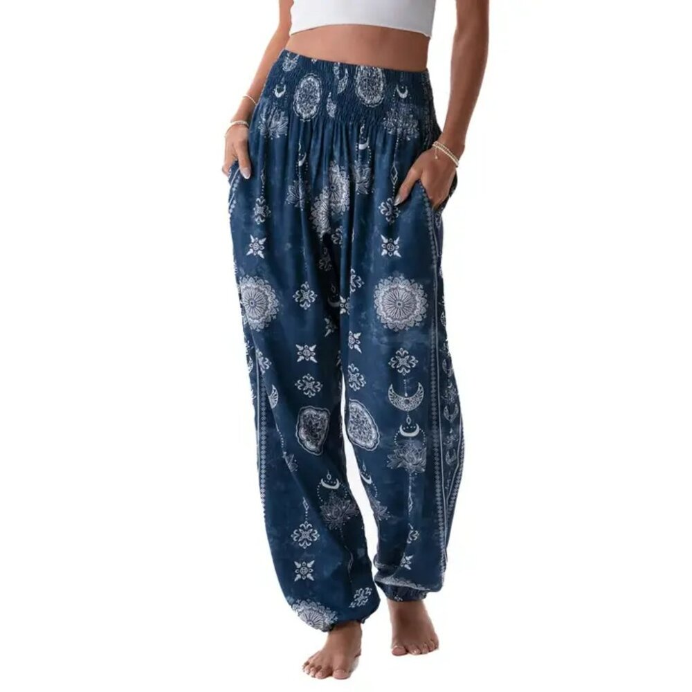 Lotus and Luna Harem Yoga Pants L